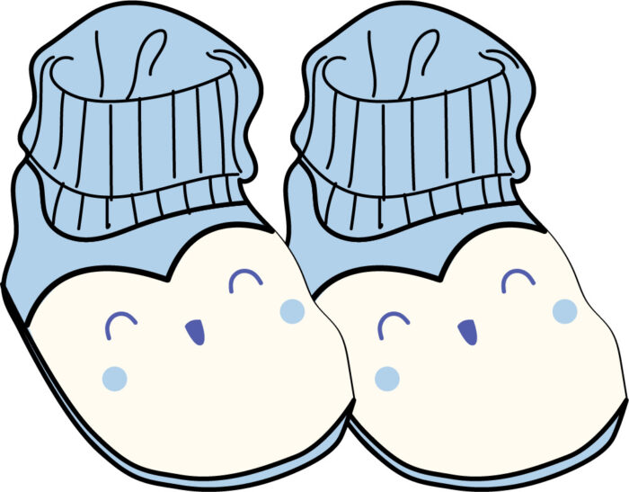 IMG_8169 Scarpine da culla maschili - immagine 1