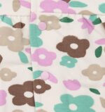 Completo tre pezzi per neonata con stampa floreale in tonalità pastello - immagine 3