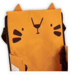 Seggiolino da viaggio portatile TUC TUC con design tigre – Arancione e Marrone - immagine 5