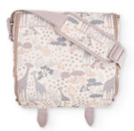 Seggiolino da viaggio portatile TUC TUC con stampa giraffe – Toni neutri